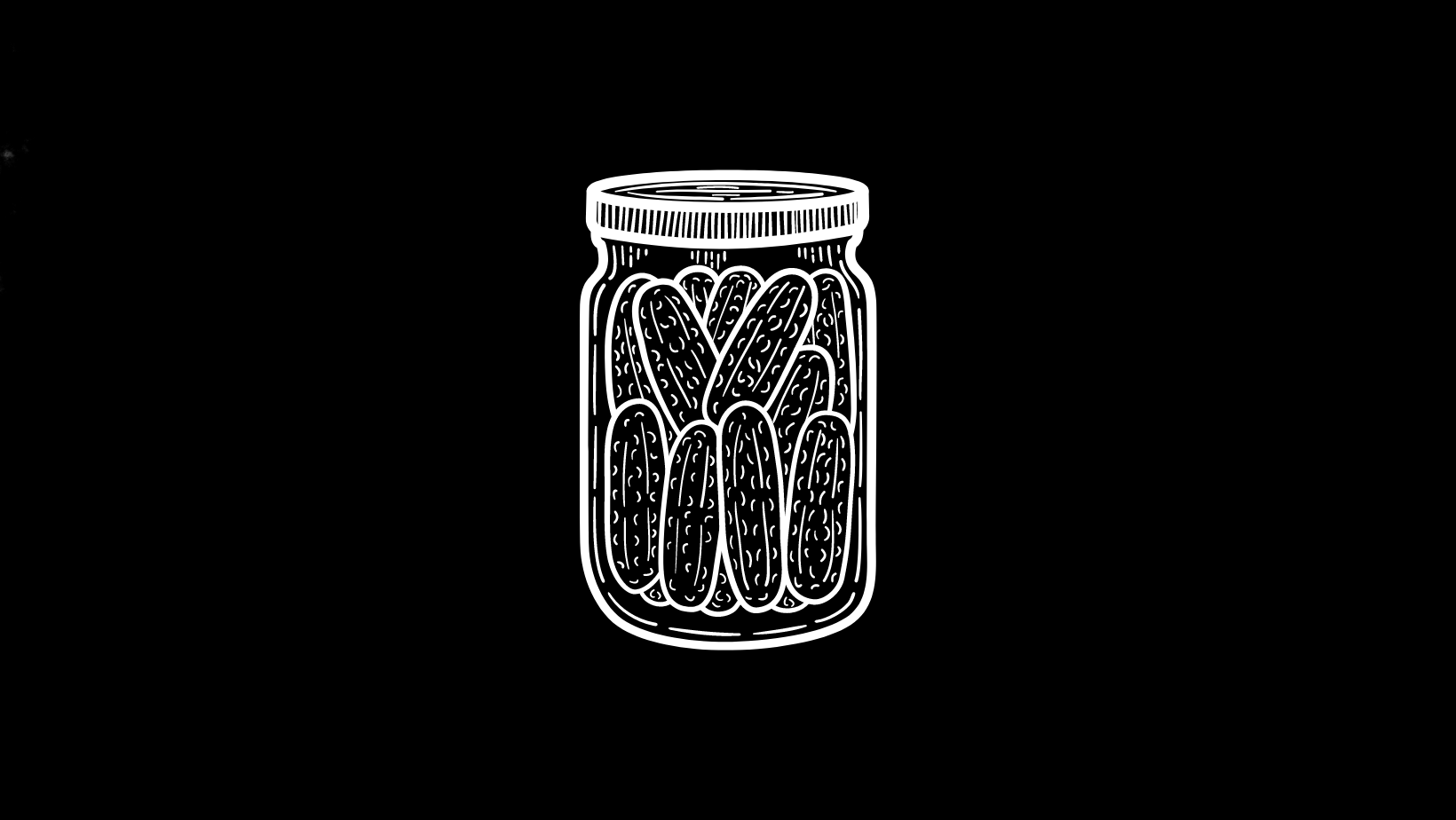 A jar of pickles