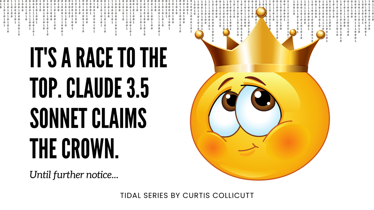 It’s a Race to the Top. Claude 3.5 Sonnet Claims the Crown. For Now...