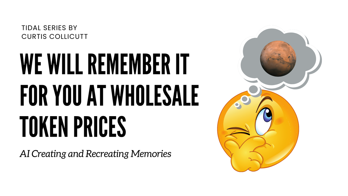 We Will Remember It For You At Wholesale Token Prices